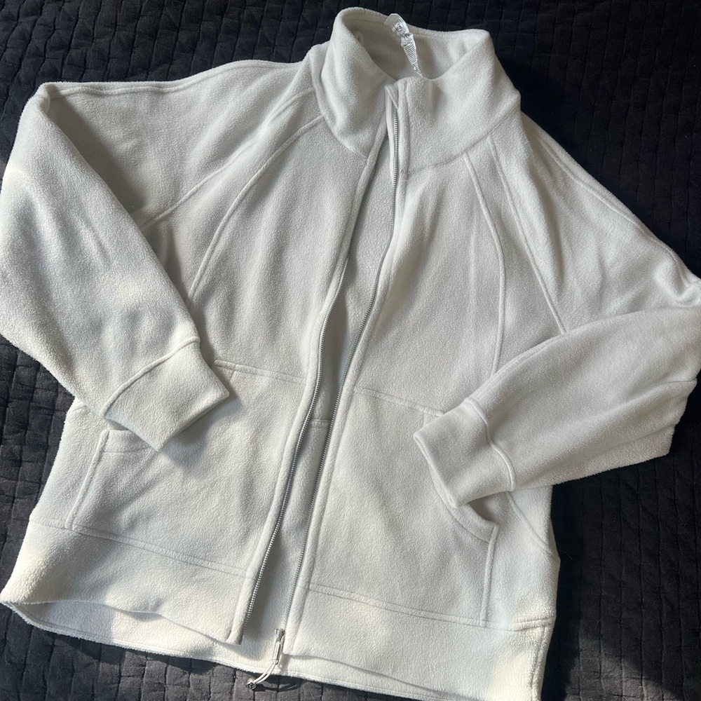 Lululemon Cream Fleece Jacket